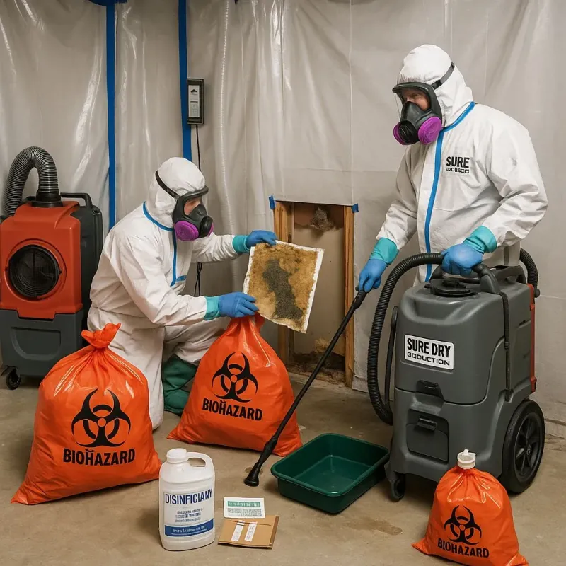Contaminated Water Handling Protocols process in Johnsburg, IL